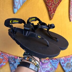 Luna Sandals Black Minimalist Sandals